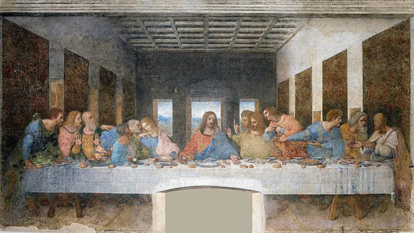 Quelle: Paris Orlando, 2019, Last Supper by Leonardo da Vinci, verkleinert, CC0 1.0 