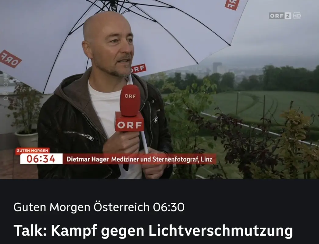 ORF-Interview in der Serie "Guten Morgen Österreich" zum Thema: Lichtverschmutzung