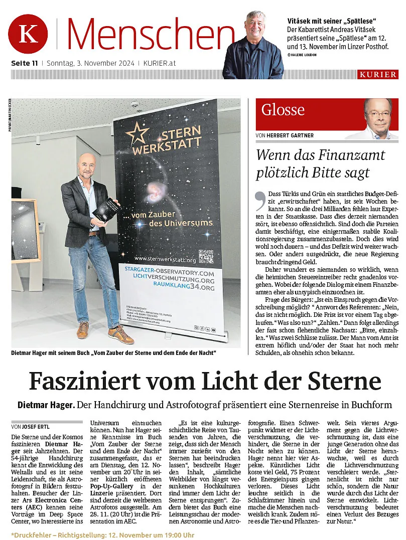 Mediziner und Astronomie-Enthusiast eröffnet „Sternwerkstatt“