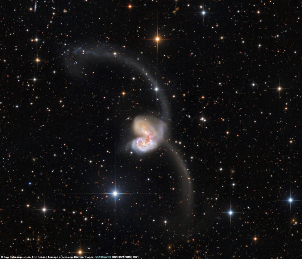 Arp 244 - im Sternbild Rabe