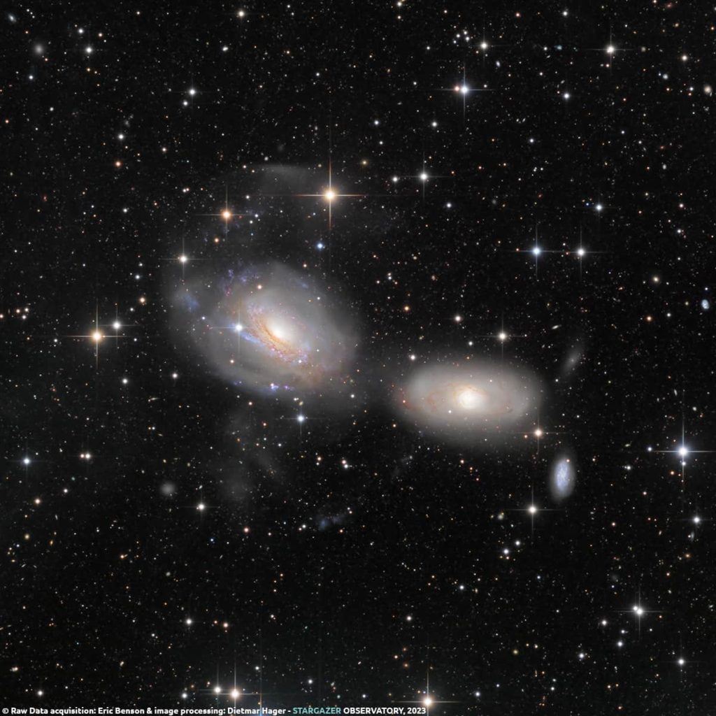 NGC 3169-Gruppe - im Sternbild Sextant